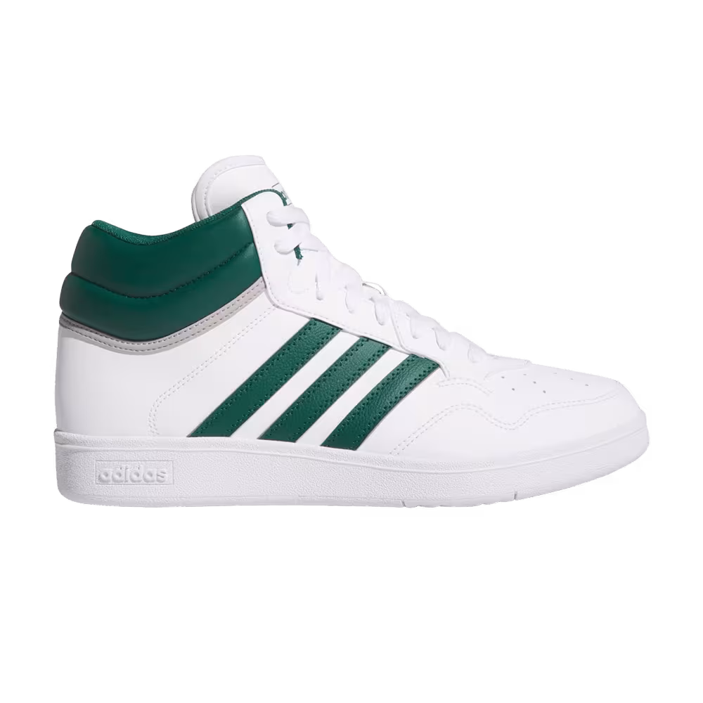 adidas Hoops 4.0 Mid White Collegiate Green