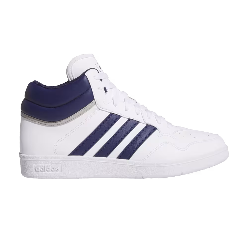 adidas Hoops 4.0 Mid White Dark Blue