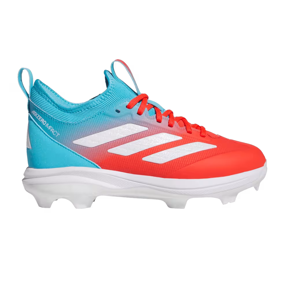 adidas Adizero Impact TPU J Candy Pack - Bright Cyan Bright Red