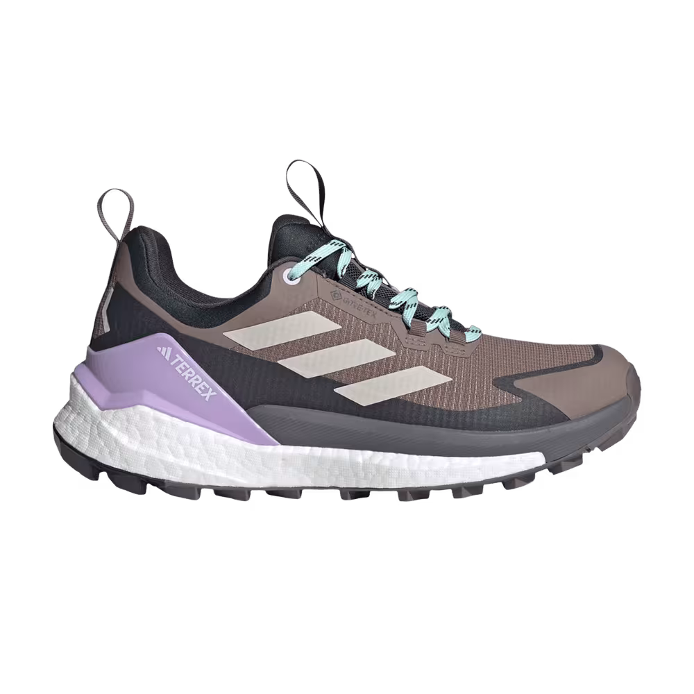 adidas Women's Terrex Free Hiker 2.0 Low GORE-TEX Trace Brown Carbon