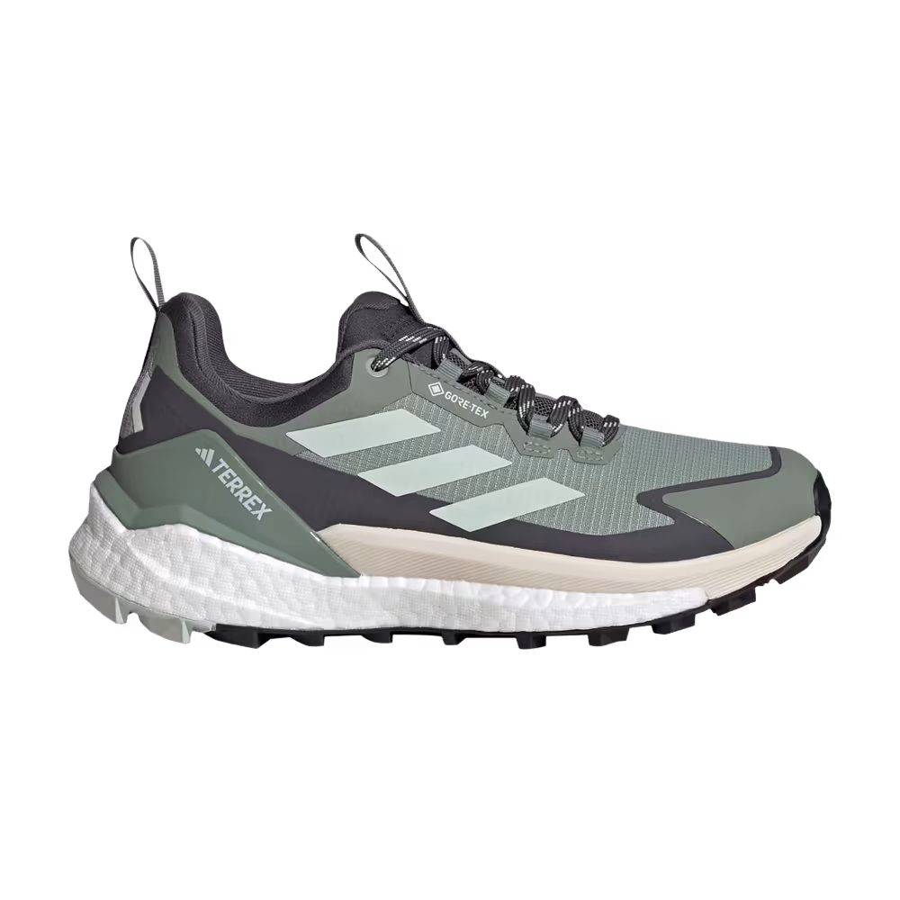 adidas Women's Terrex Free Hiker 2.0 Low GORE-TEX Silver Green