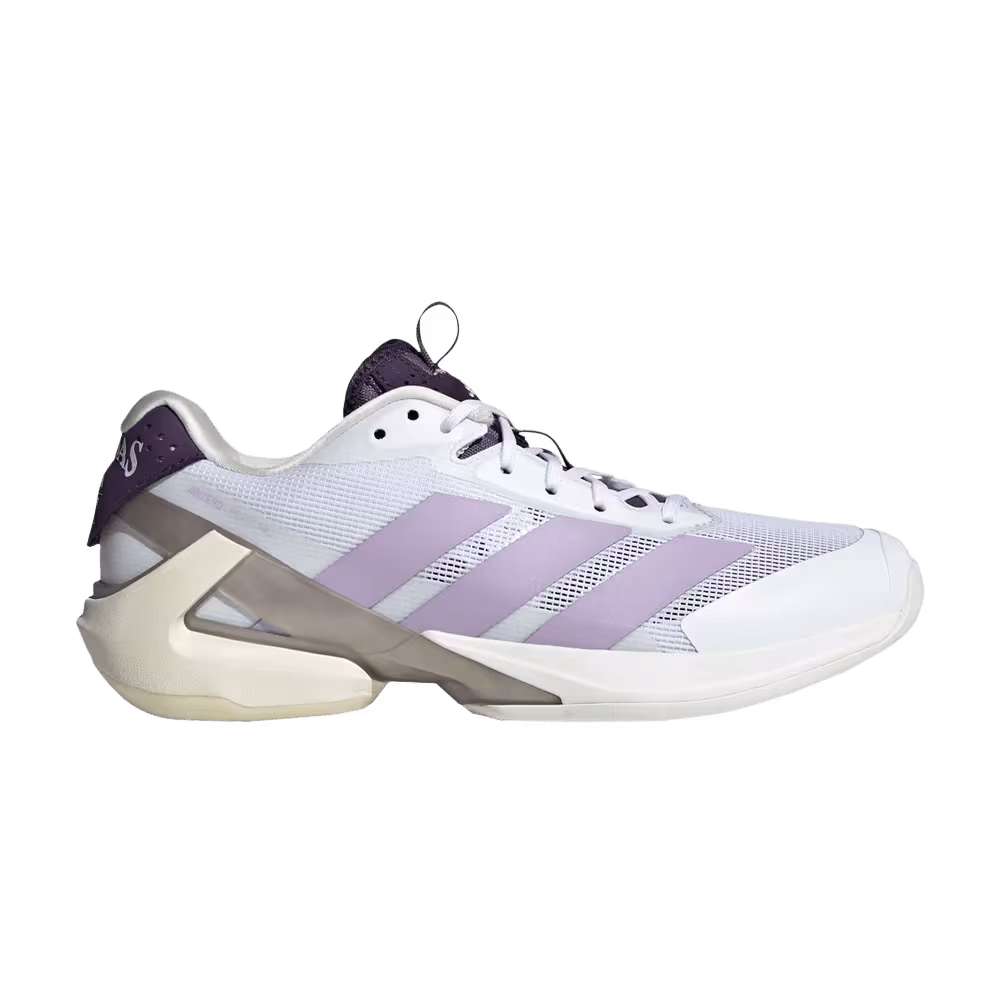 adidas Women's Adizero Ubersonic 5 White Powder Plum