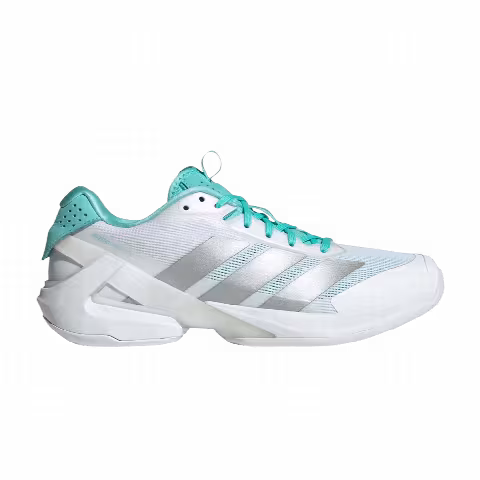 adidas Wmns Adizero Ubersonic 5 'White Silver Metallic Mint Ton'