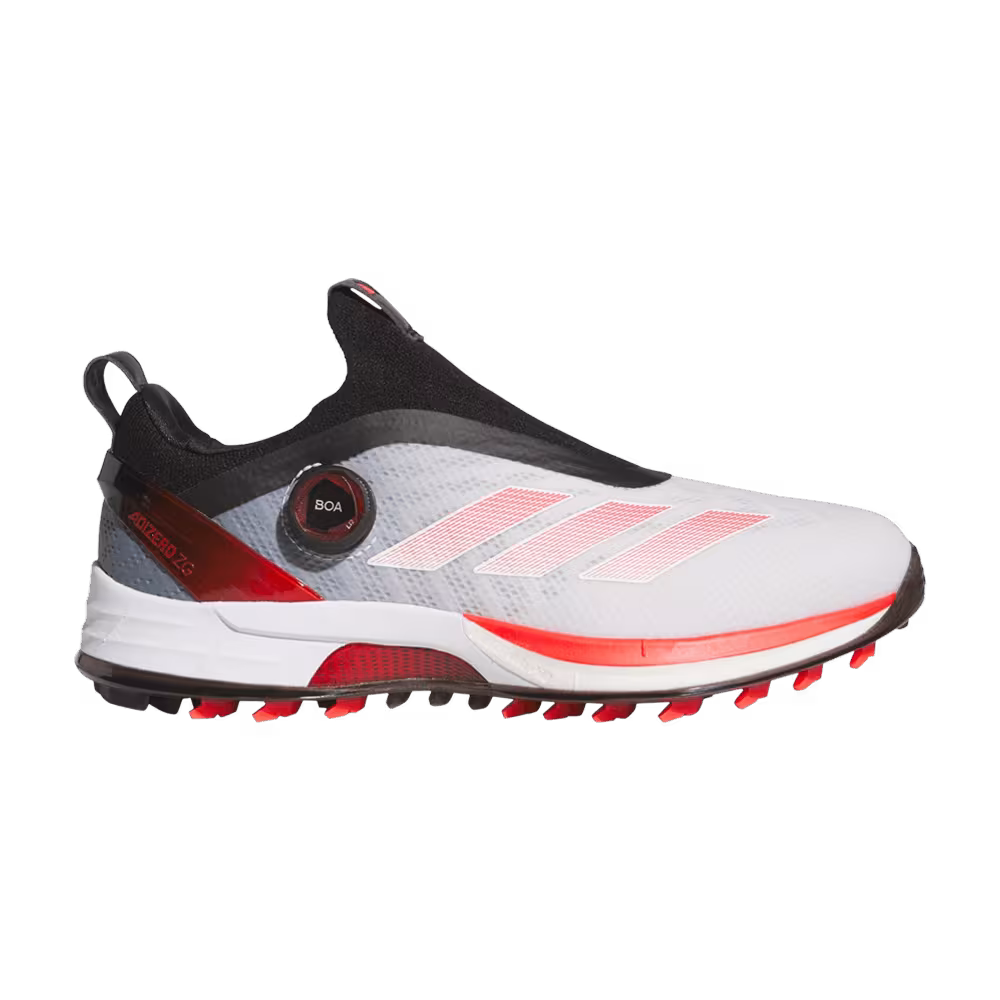 adidas Adizero ZG BOA Spikeless Golf White Lucid Red