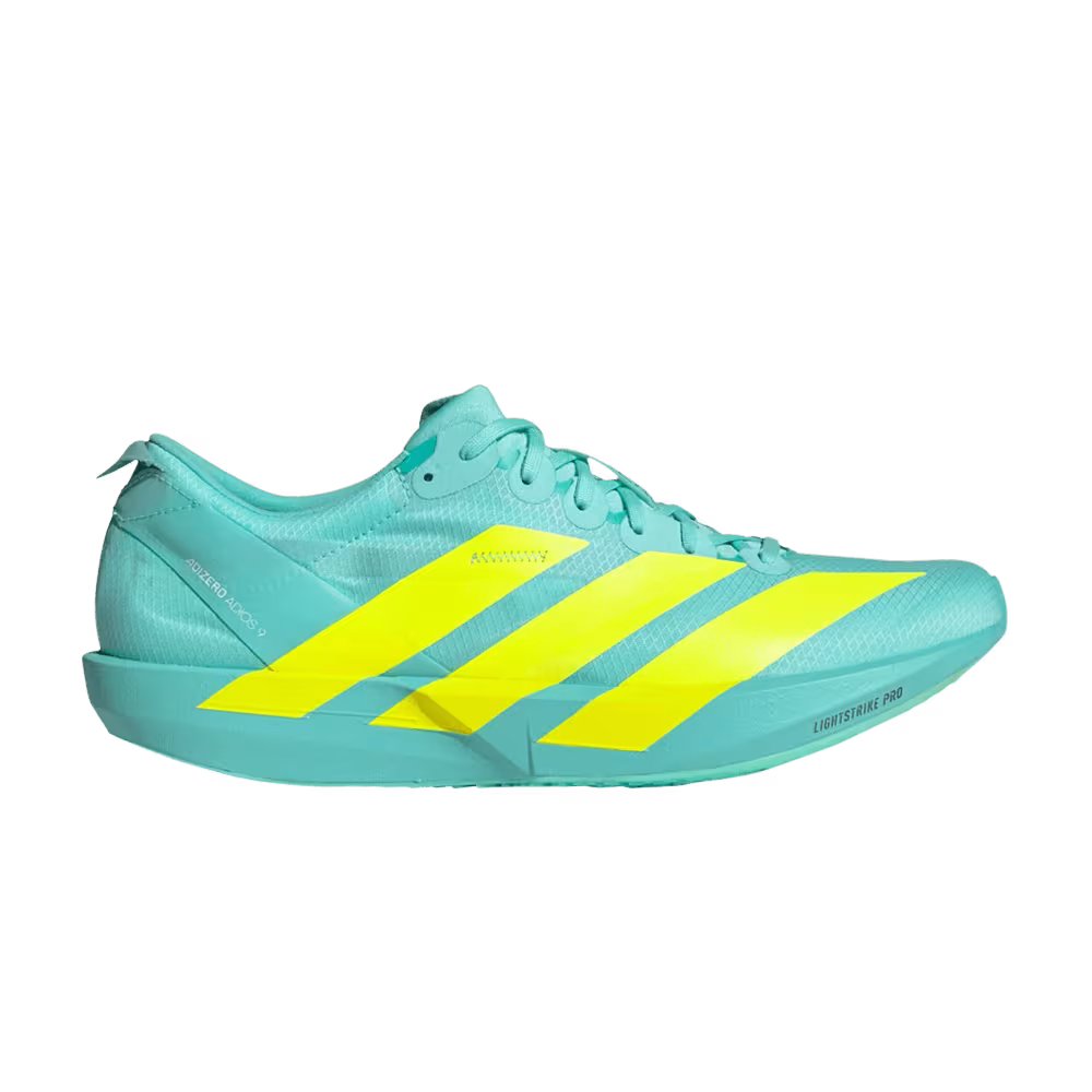 Adidas Adizero Adios 9 Flash Aqua Lucid Lemon