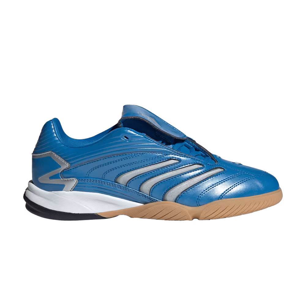 adidas Women's Predator Sala Blue Silver Metallic Gum