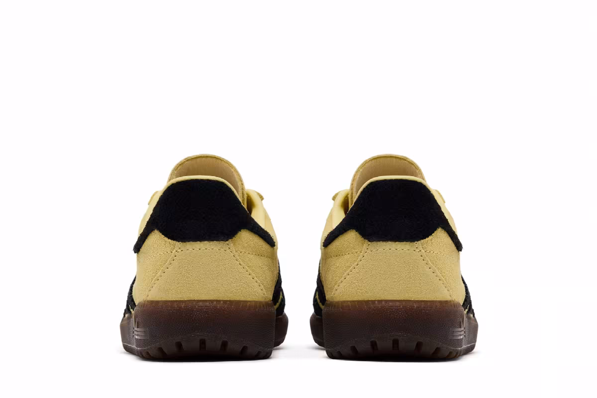 adidas Women's Bermuda Powder Yellow Black, view 7