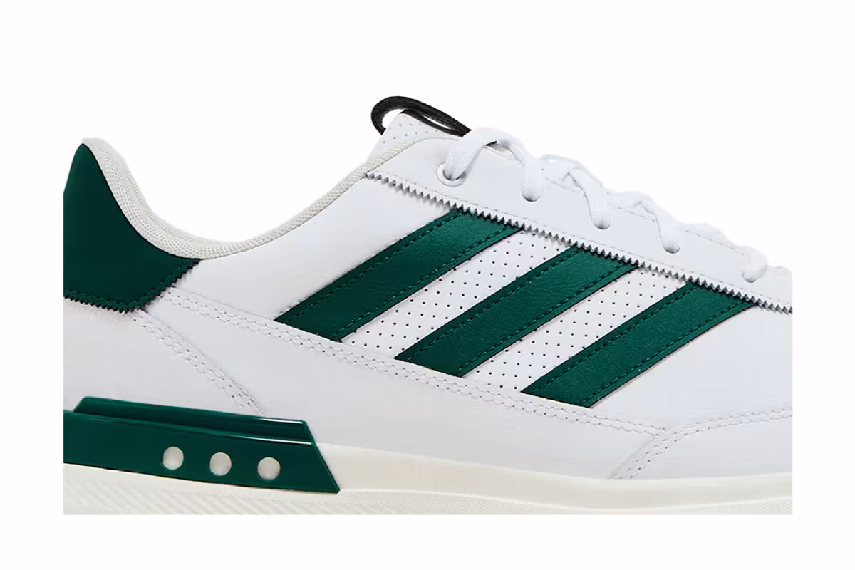 adidas S2G Spikeless 24 Golf White Collegiate Green Gum, view 3