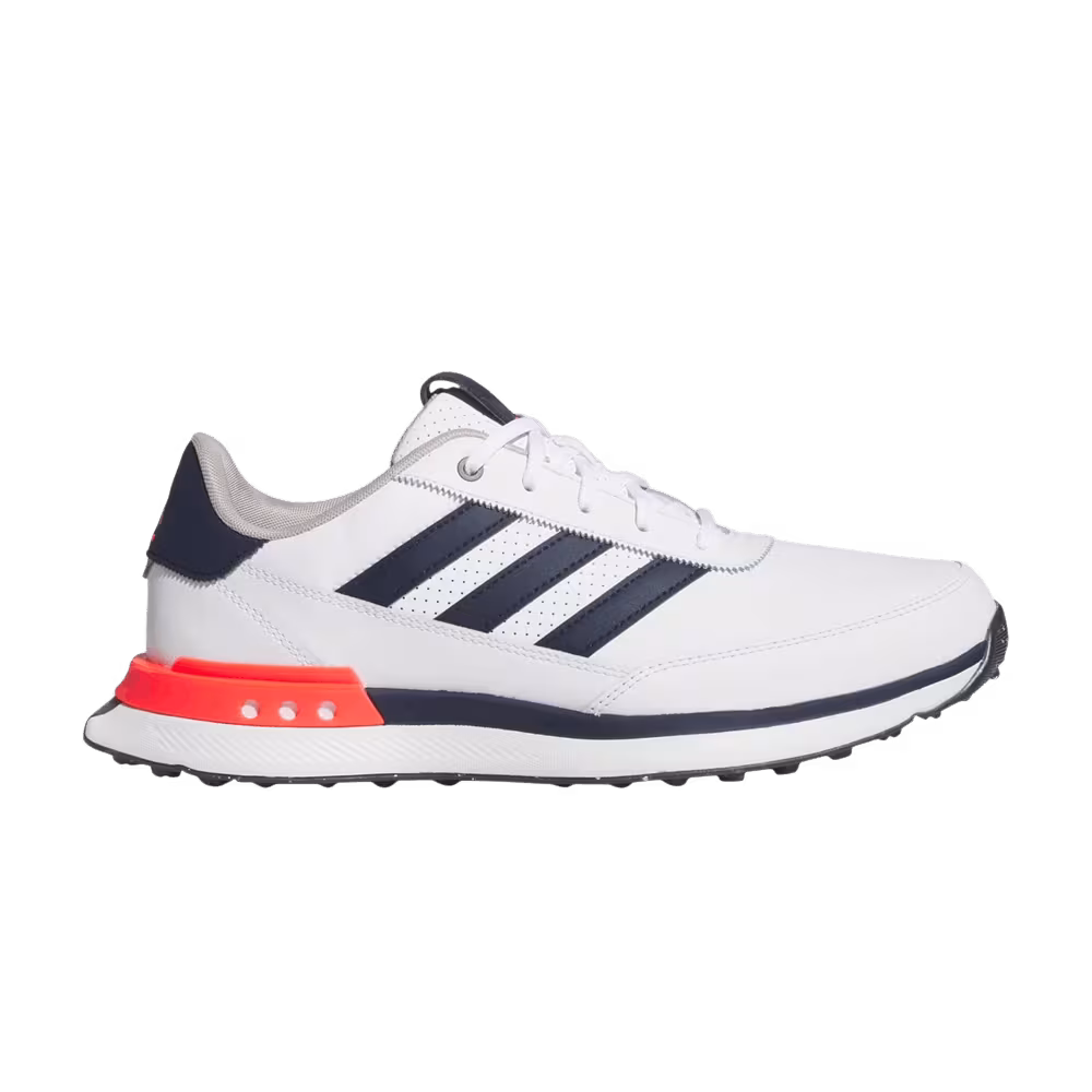 adidas S2G Spikeless 24 Golf White Navy Lucid Red