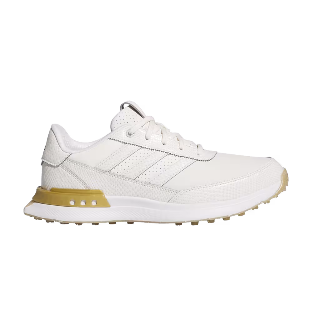 adidas Women's S2G 25 Spikeless Golf Off White Gold Metallic Gum