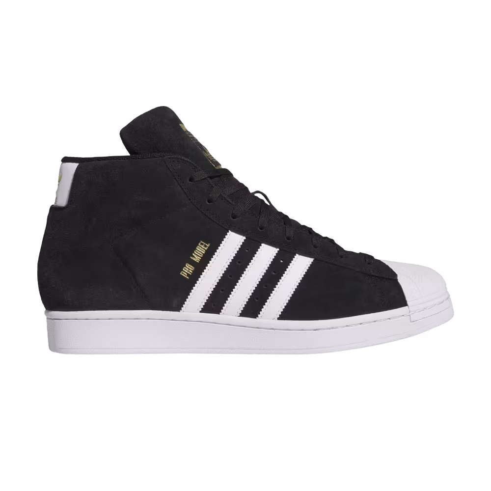 adidas Pro Model Mid Black White