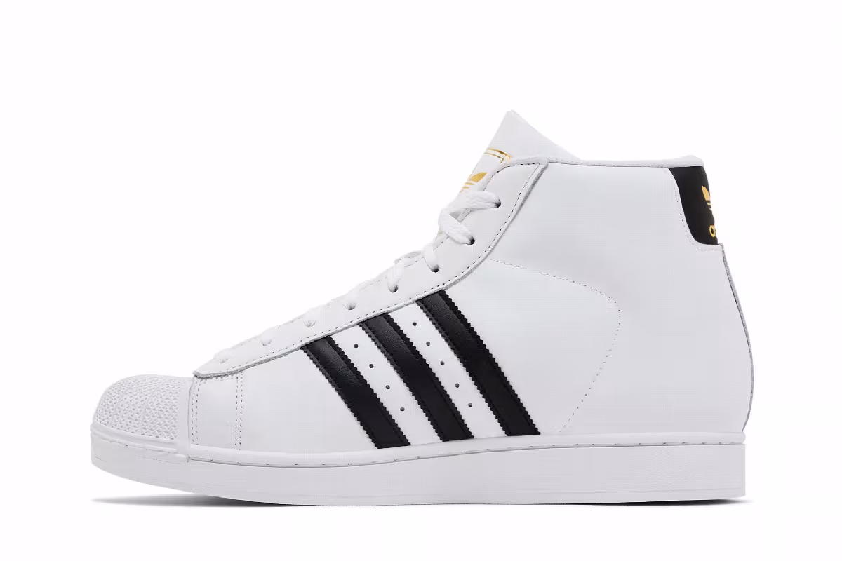 adidas Pro Model White Black 2025, view 4