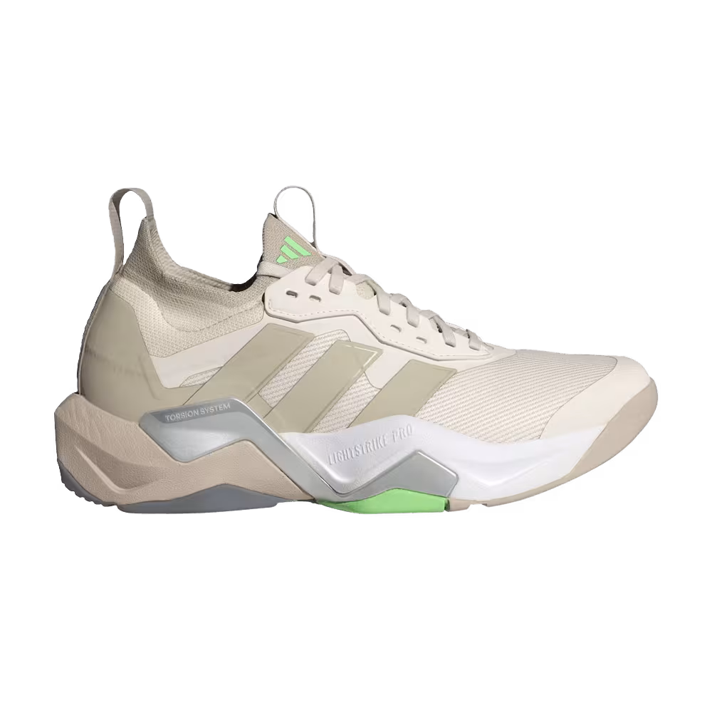adidas Women's Rapidmove ADV 2 HIIT Beige Lime Burst