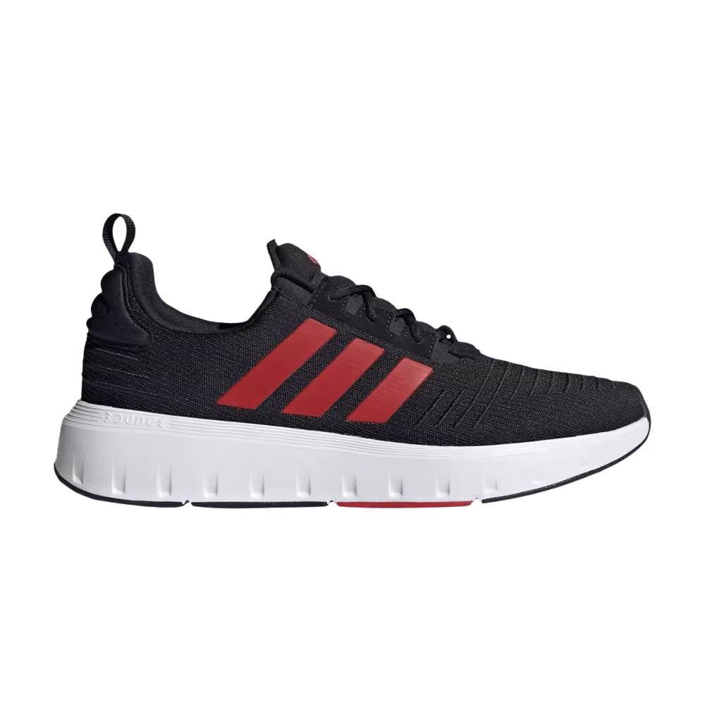 adidas Swift Run Black Scarlet