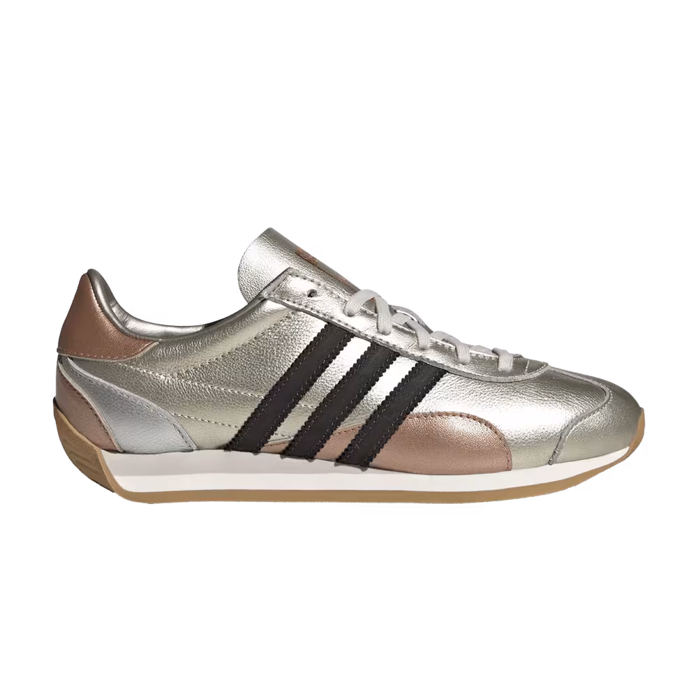 adidas Women's Country OG Silver Gold Metallic