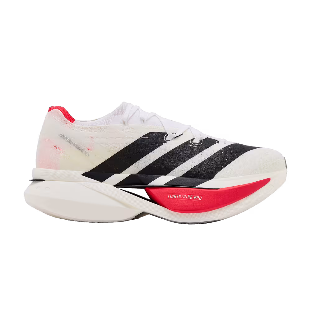 adidas Adizero Prime X 3.0 Strung White Black Lucid Red