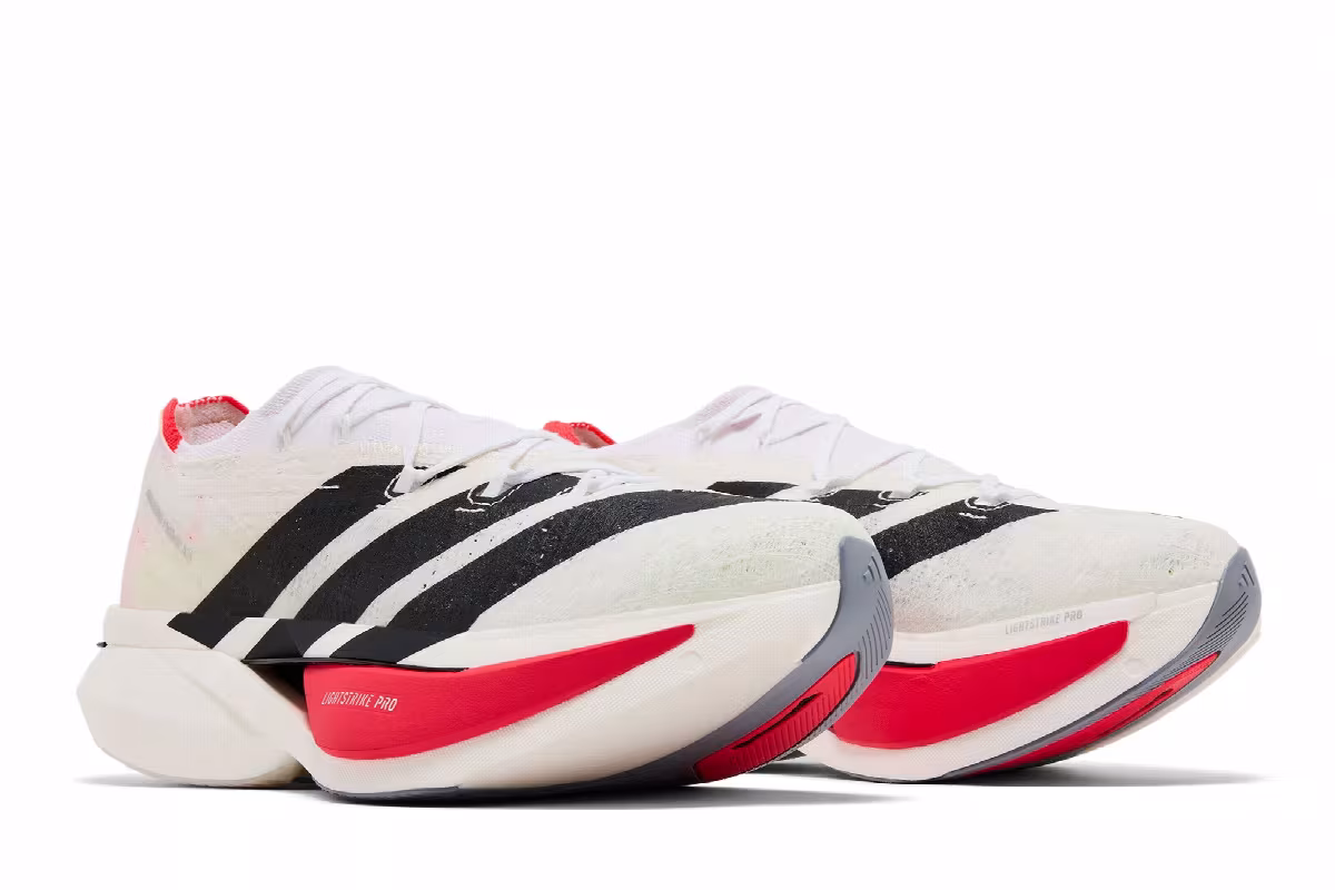 adidas Adizero Prime X 3.0 Strung White Black Lucid Red, view 9