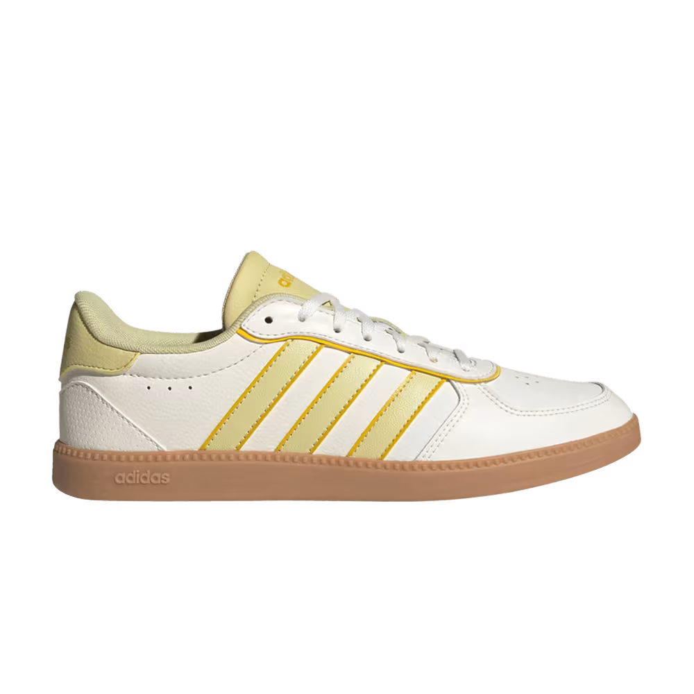 adidas Women's Breaknet Sleek Off White Powder Yellow
