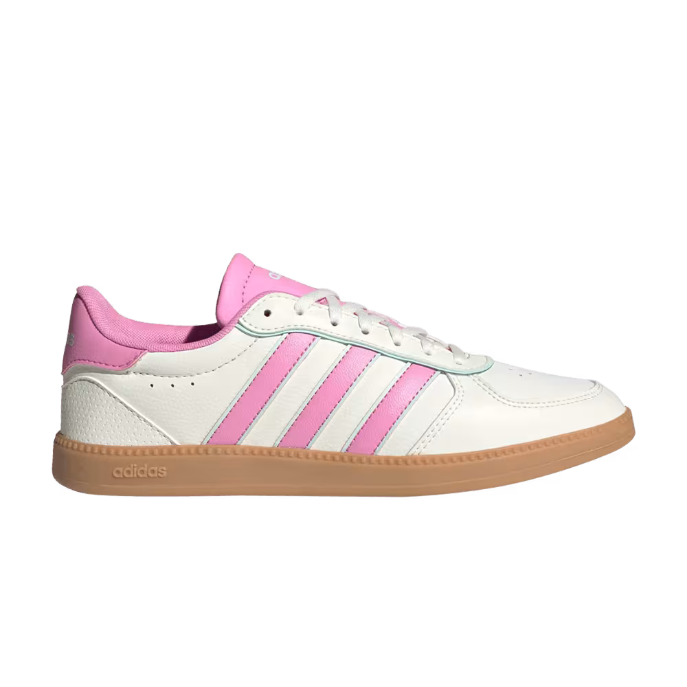 adidas Women's Breaknet Sleek White Bliss Pink