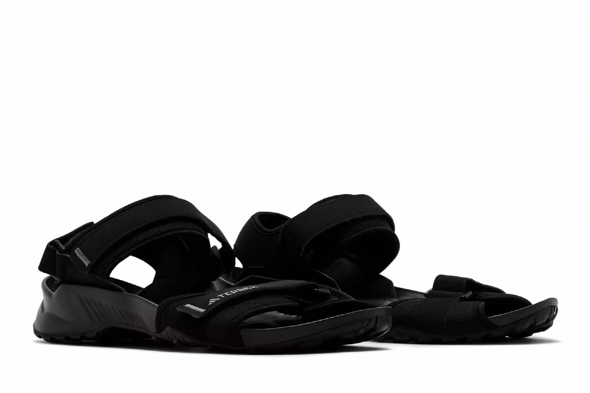 adidas Terrex Hydroterra Sandal Black Grey, view 9