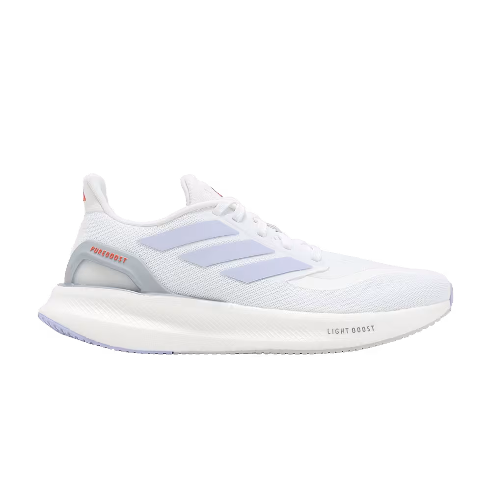 Adidas Women's PureBoost 5 White Violet Tone