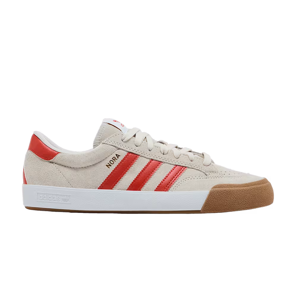 adidas Nora Wonder White Orange Gum