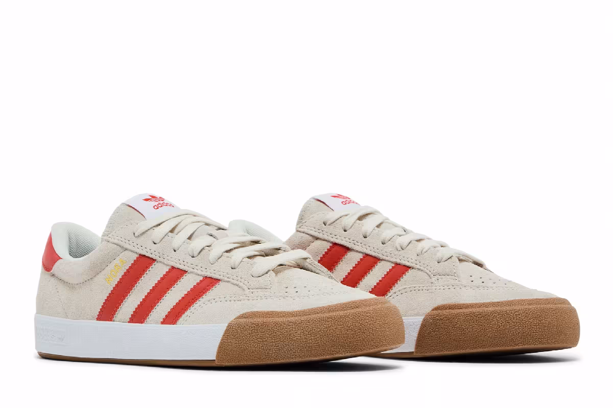 adidas Nora Wonder White Orange Gum, view 9