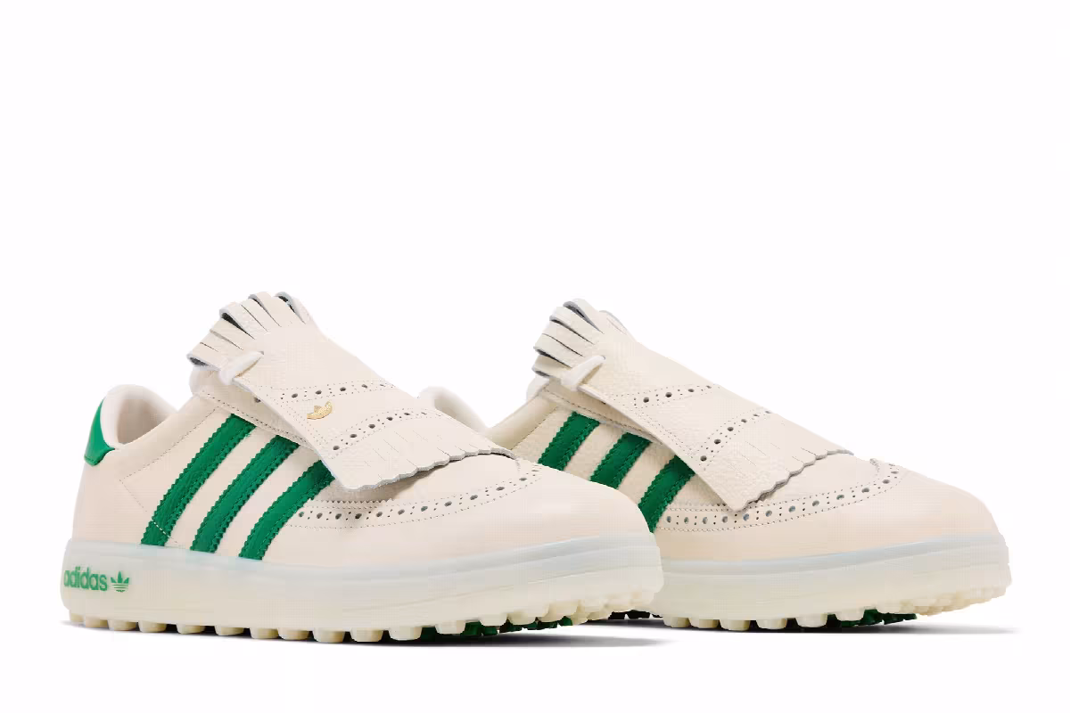 adidas Coursecup Spikeless Golf Chalk White Green, view 9