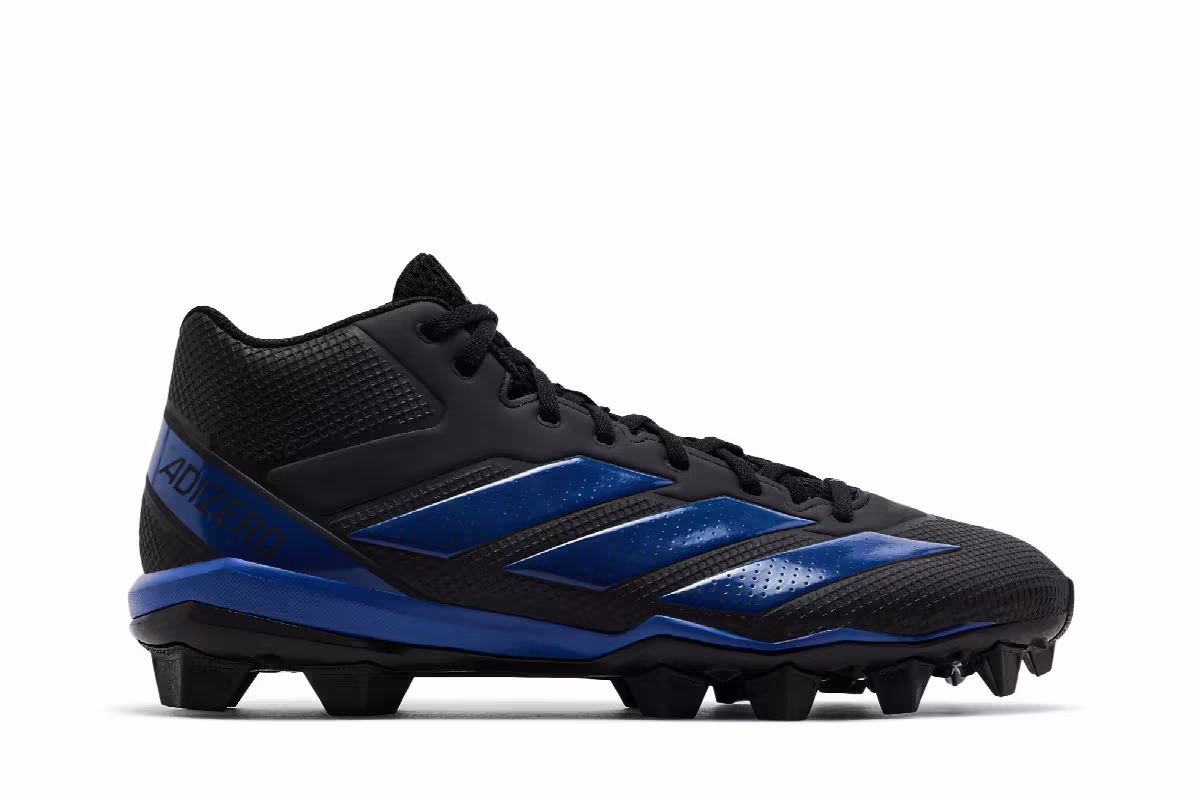 adidas Adizero Impact.2 Molded Black Royal Blue, view 2