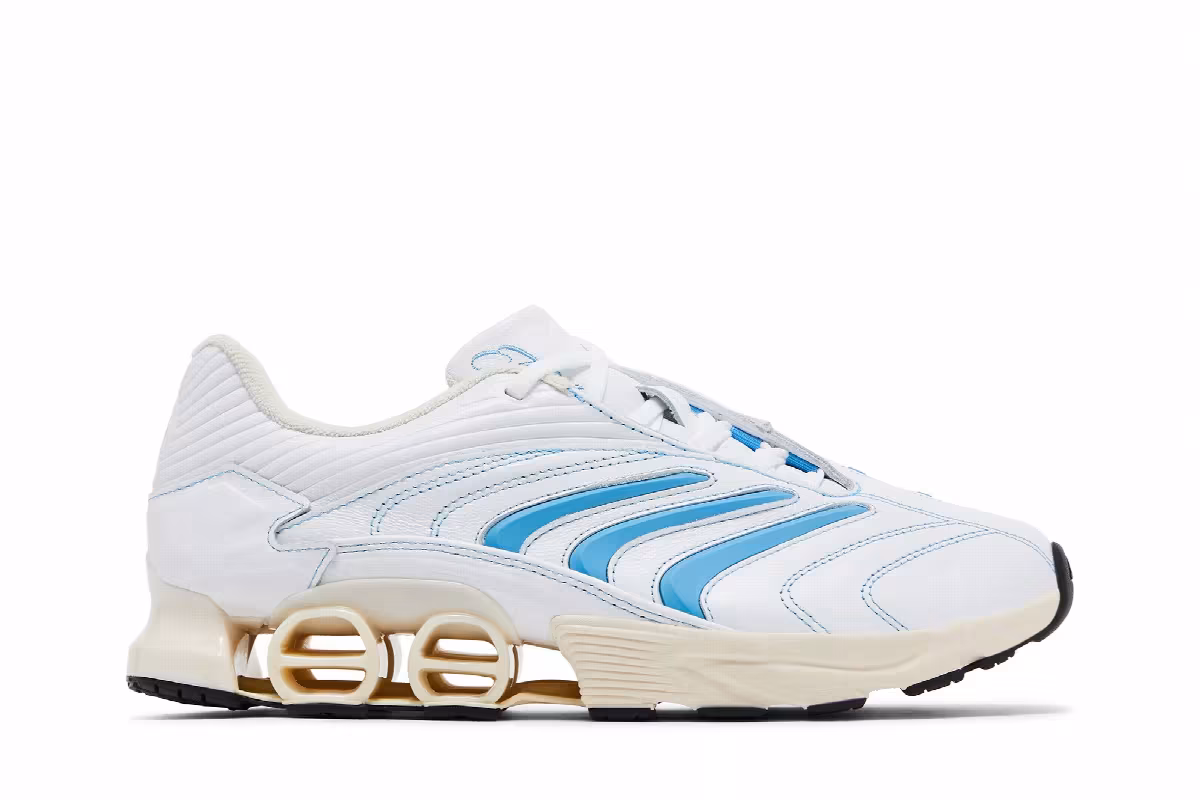 Kith x adidas Predator Megaride White Blue, view 2