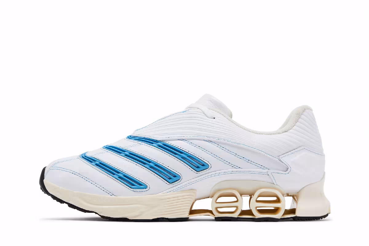 Kith x adidas Predator Megaride White Blue, view 4
