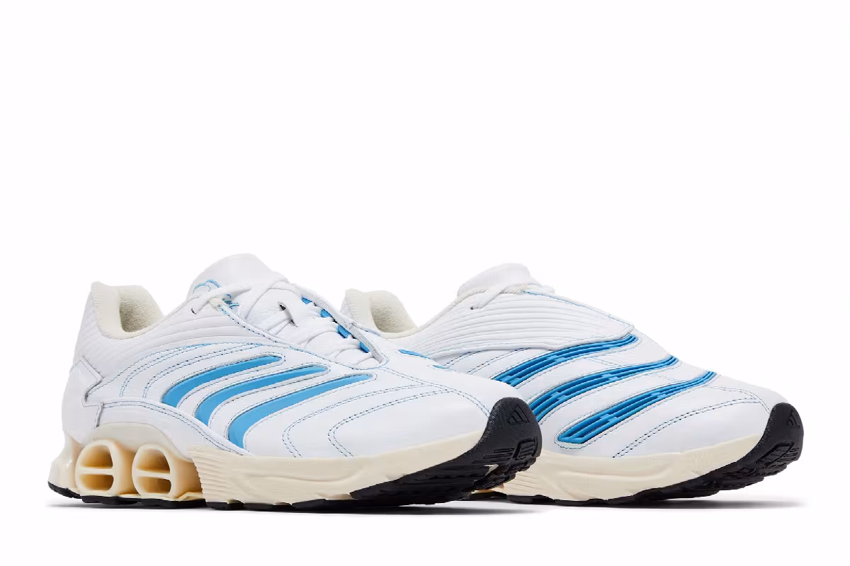 Kith x adidas Predator Megaride White Blue, view 9