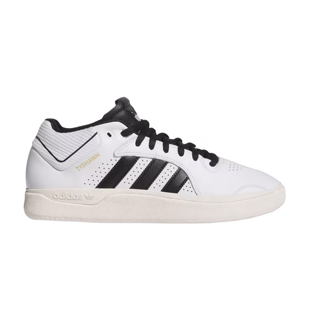 adidas Tyshawn Mid White Black