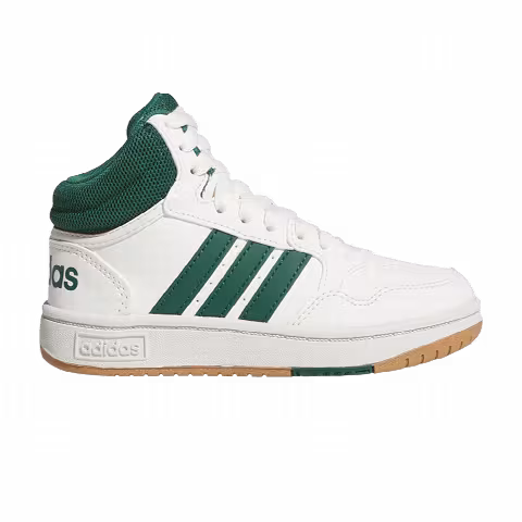 adidas Hoops Mid K 'White Collegiate Green Gum'