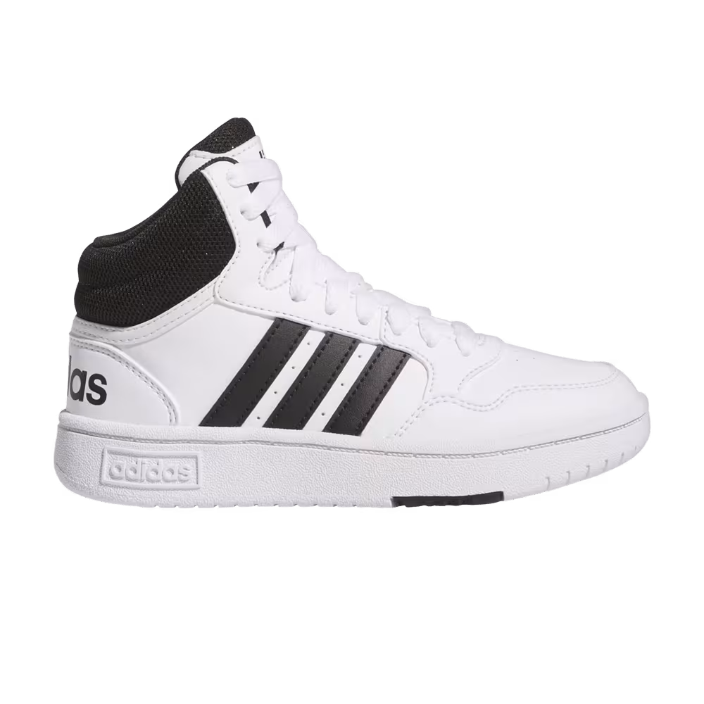 adidas Hoops Mid K White Black