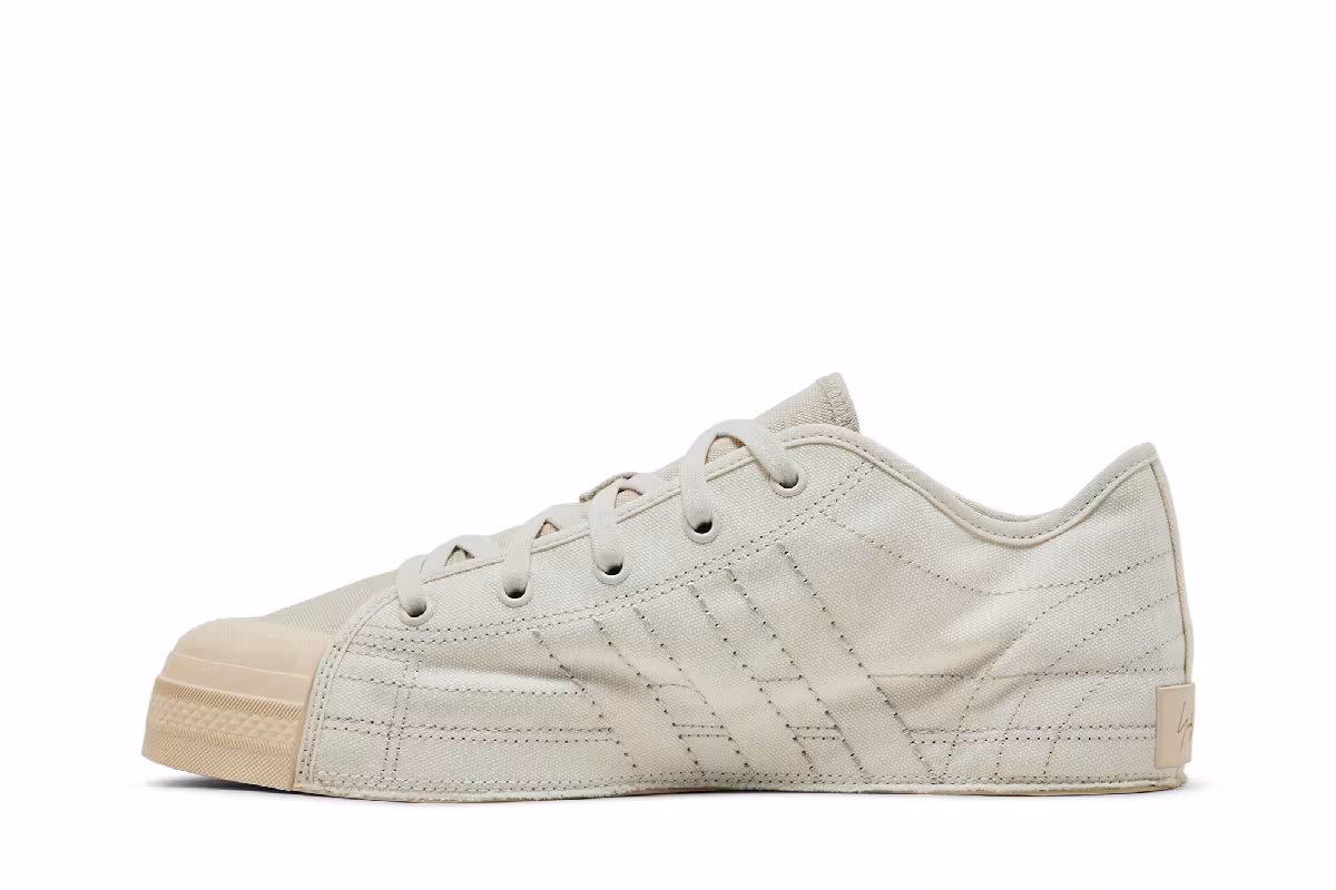 adidas Y-3 Nizza Low Core White Talc, view 4