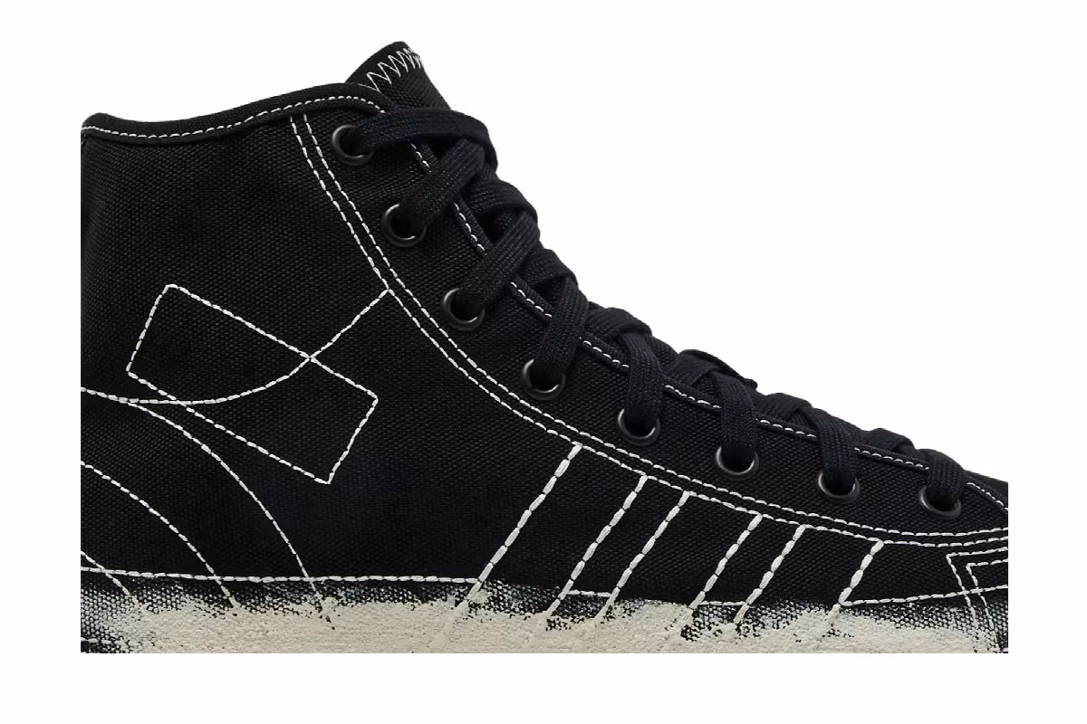adidas Y-3 Nizza High Black Talc, view 3