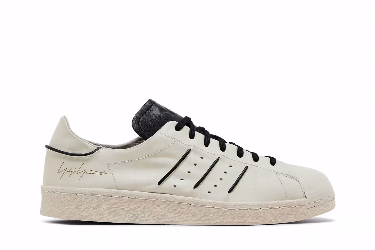 adidas Y-3 Superstar Talc Black, view 2