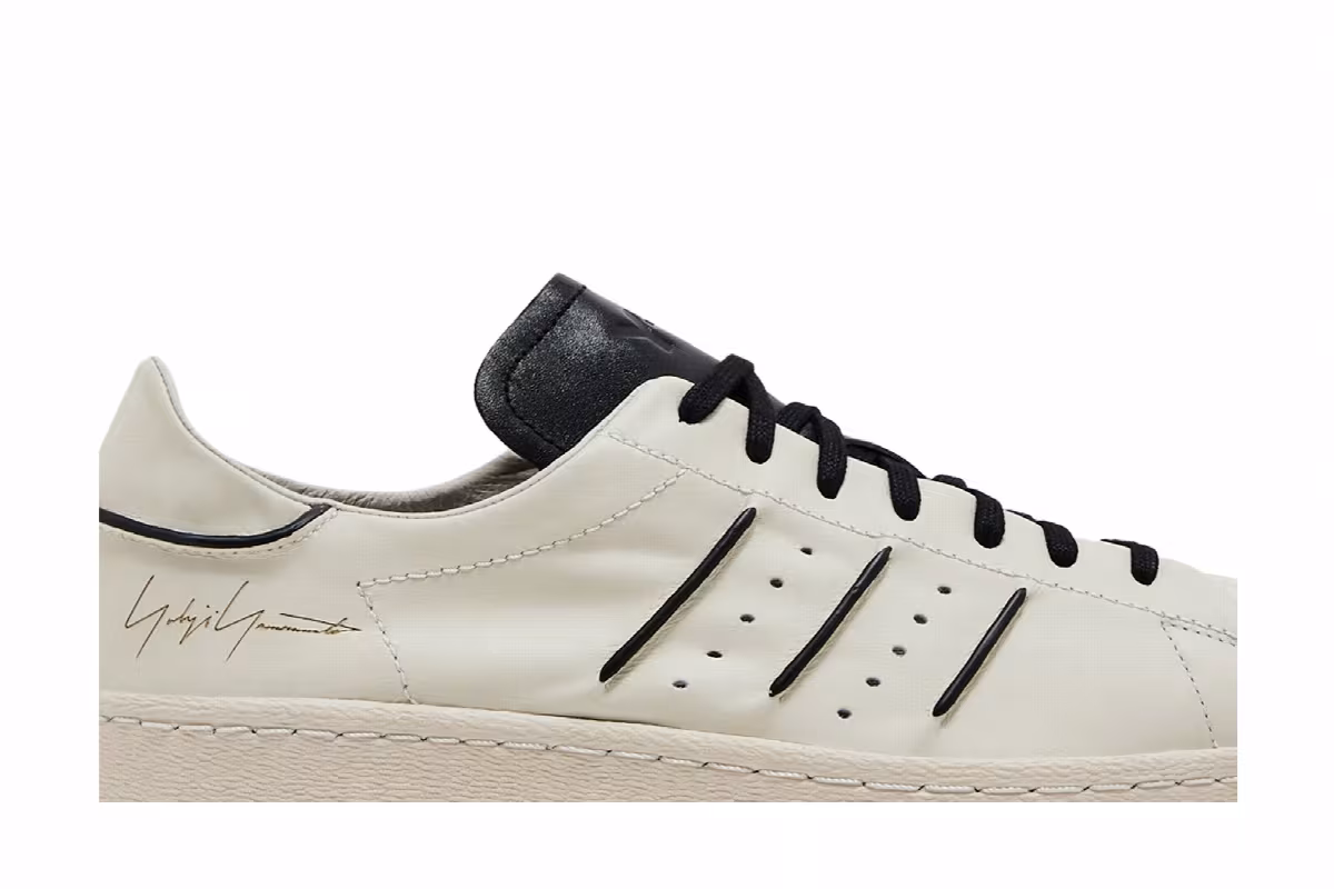 adidas Y-3 Superstar Talc Black, view 3