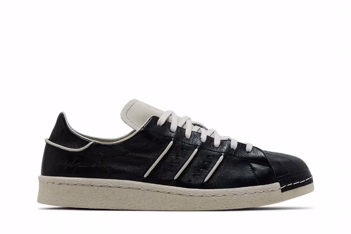 adidas Y-3 Superstar Black Talc, view 2
