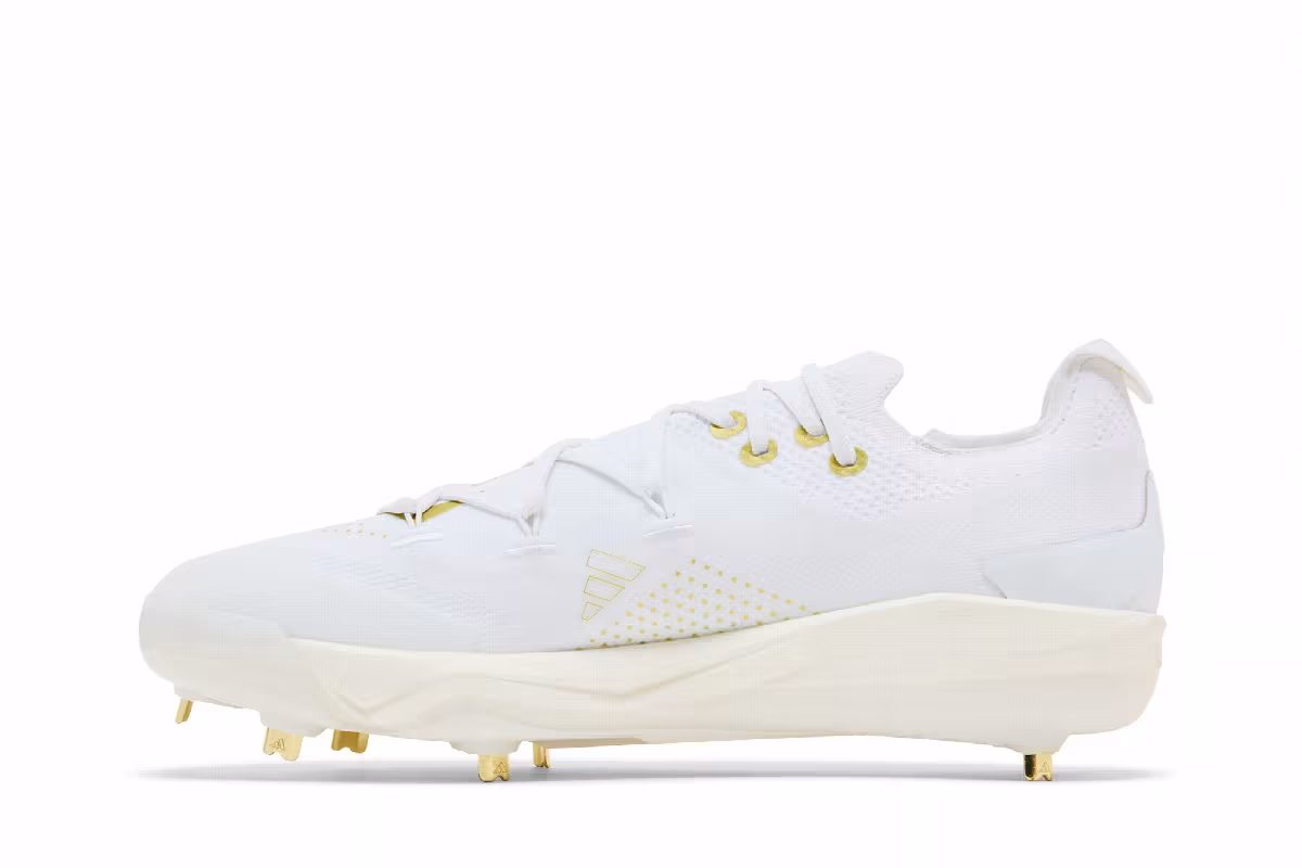 adidas Adizero Electric+ 2.0 White Gold Metallic, view 4