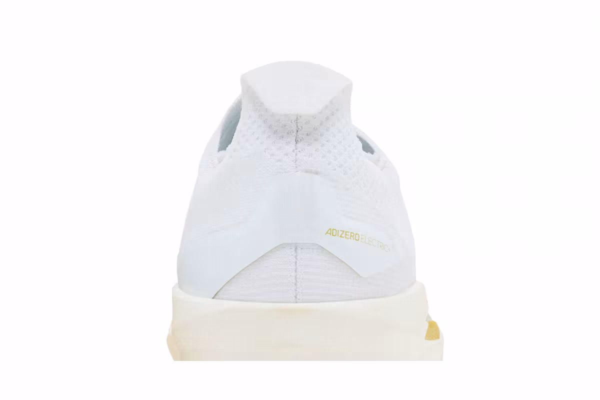 adidas Adizero Electric+ 2.0 White Gold Metallic, view 8
