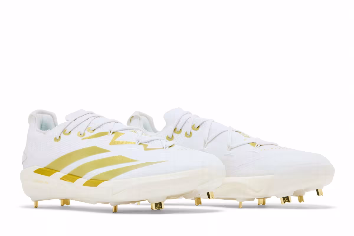 adidas Adizero Electric+ 2.0 White Gold Metallic, view 9