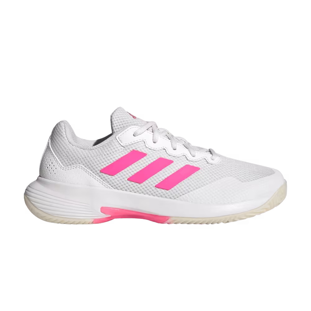 adidas Women's Gamecourt 2.0 White Lucid Pink