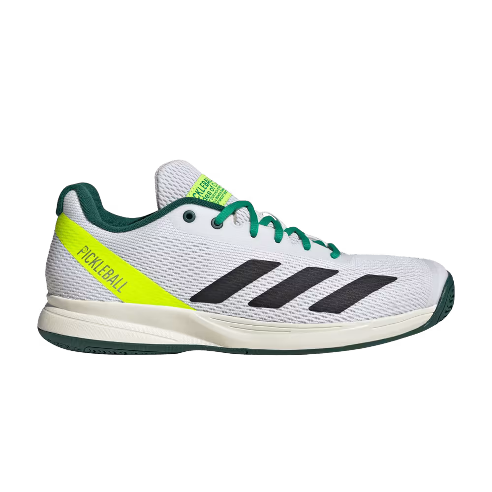 adidas Pickleball White Black Collegiate Green