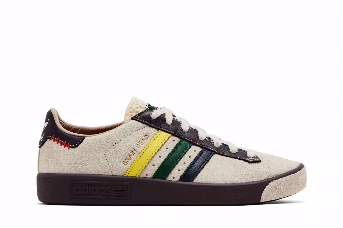 Brain Dead x adidas Forest Hills Cream White, view 2