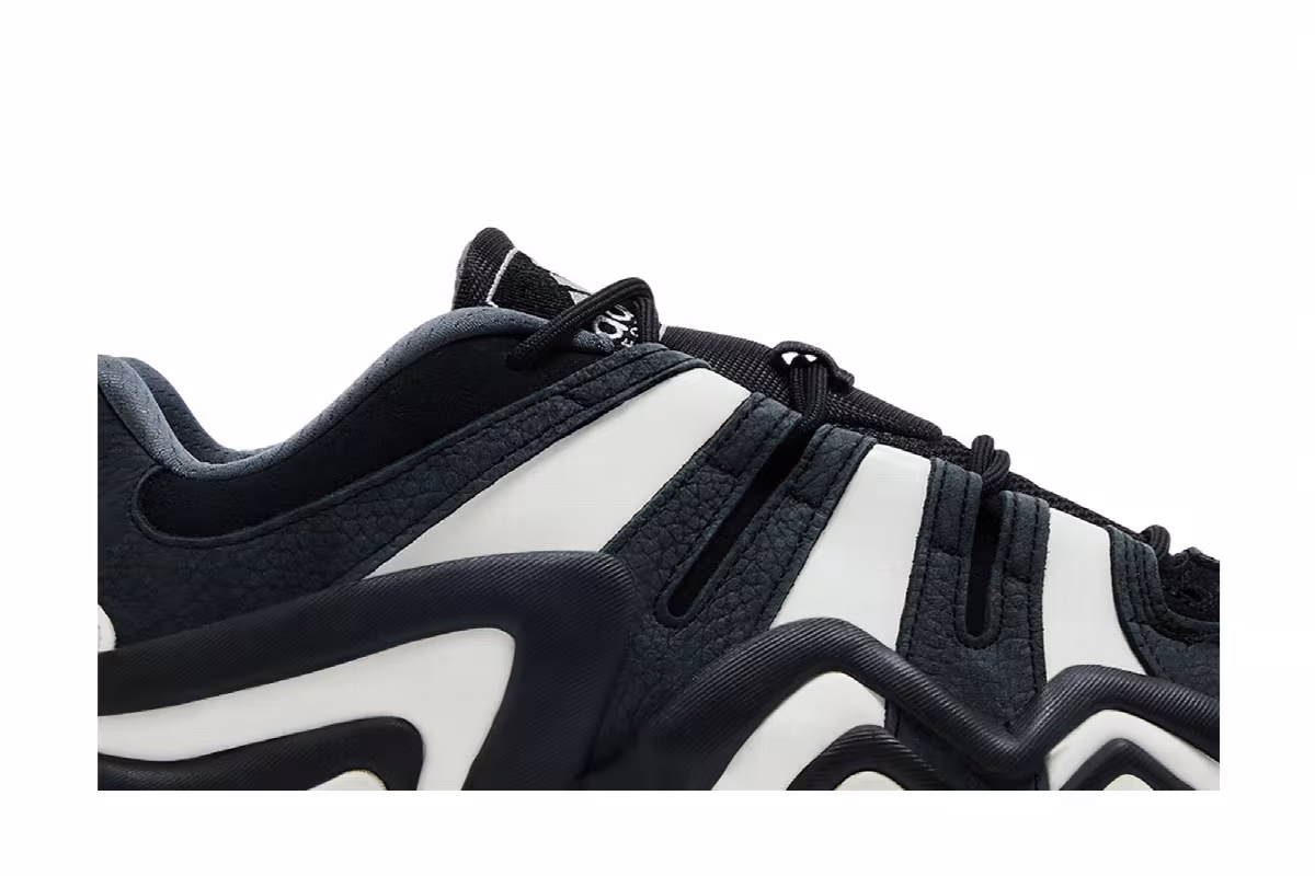 adidas Crazy 8 Low Black White, view 3