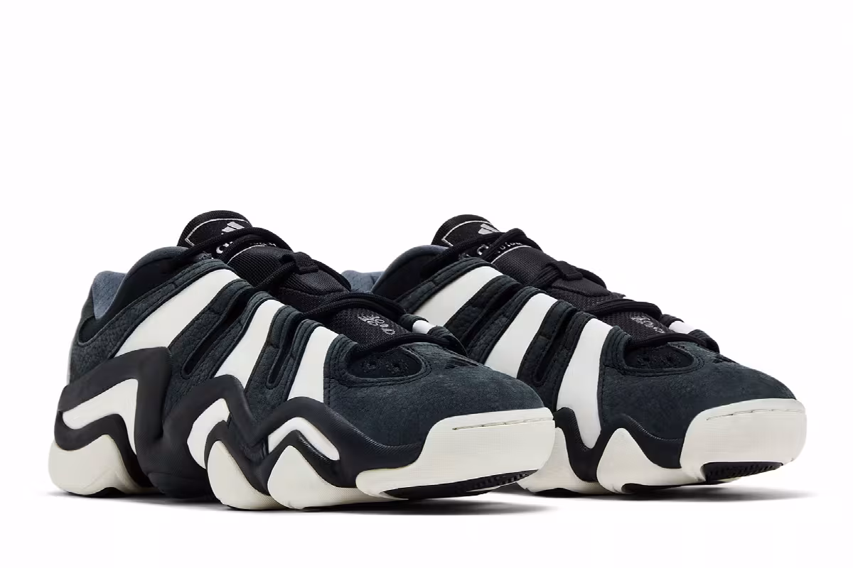 adidas Crazy 8 Low Black White, view 9