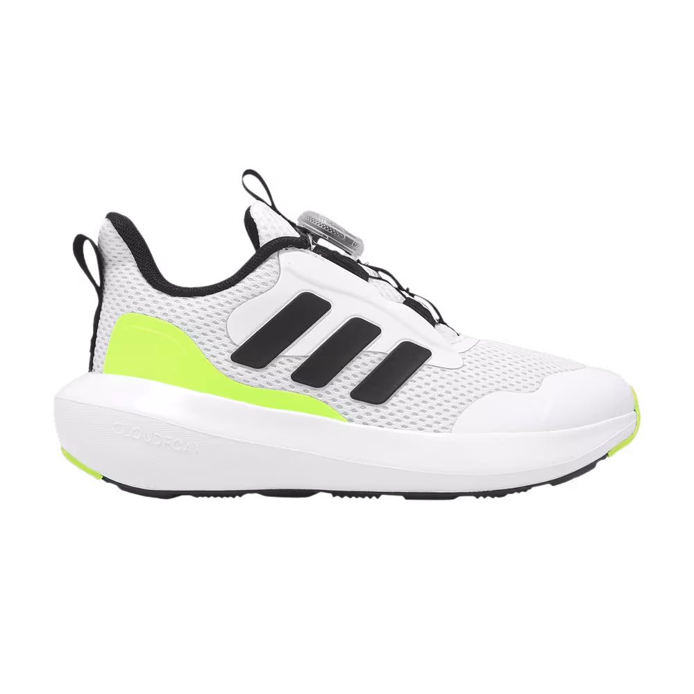adidas FortaRun 3.0 BOA K White Black Lucid Lemon