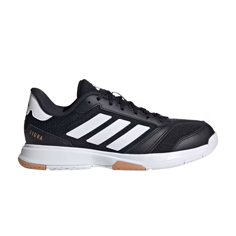 adidas Women's Ligra 8 Indoor Black White